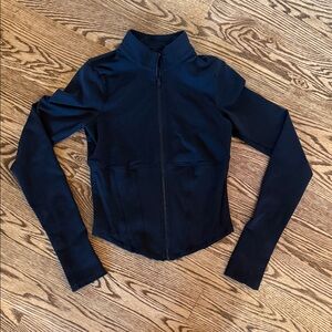 ALO Yoga Women's Airbrush Corset Full Zip up Jacket sz. S